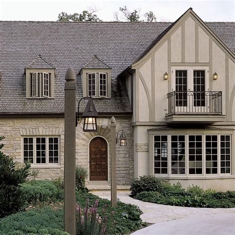 tudor style exterior trim.